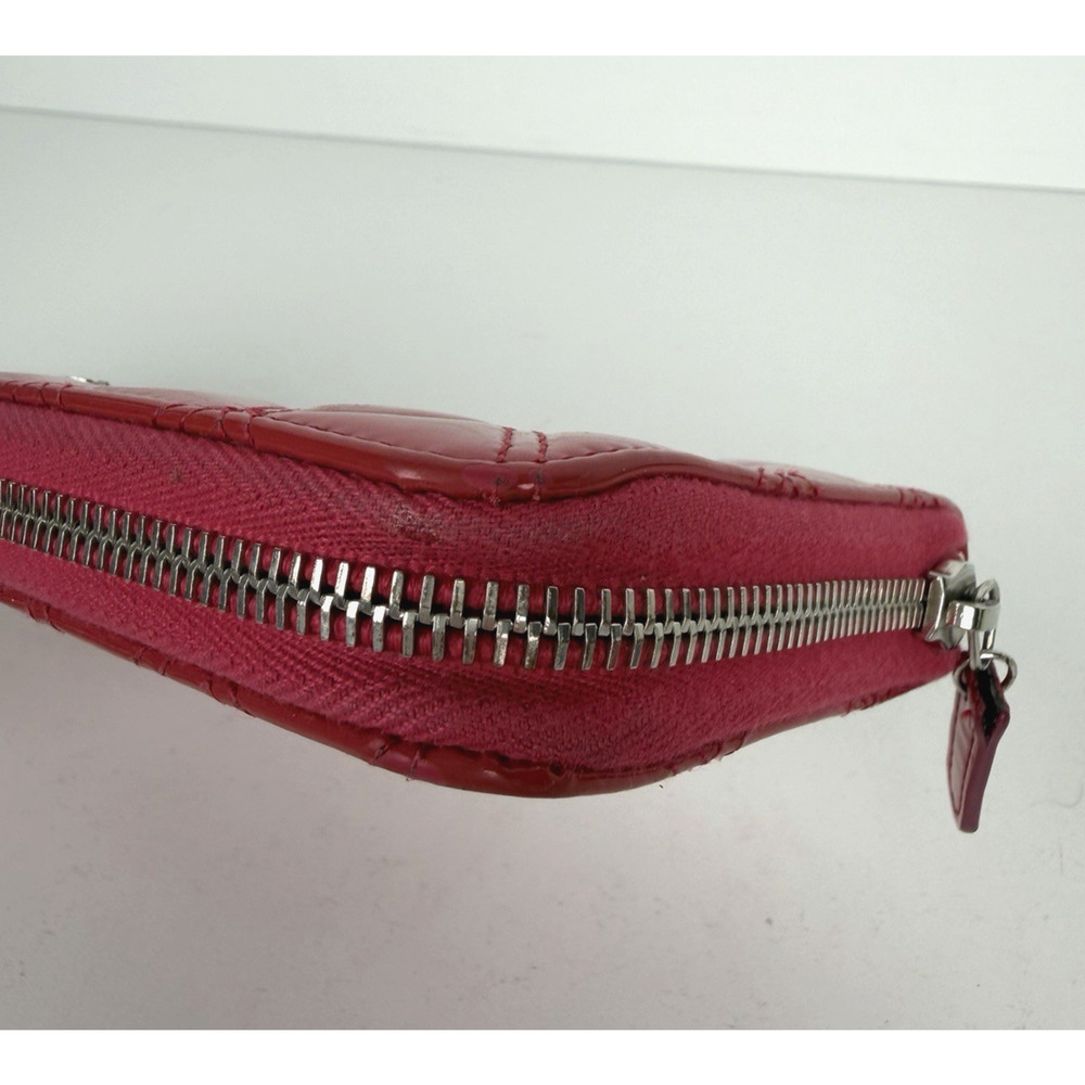 Chanel Brilliant Matelasse Long Zip-Around Wallet Pink Patent Leather 2014-2015 - Picture 7 of 16